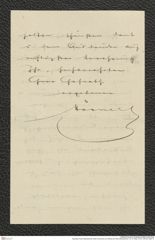 Nachlass Franz Steindachner, Brief und Kuvert von Höhnel an Franz Steindachner (12.10.1906), Inv.Nr. 230.09, Seite 10